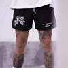 Mens Sport Breathable Quick-drying Printed Shorts