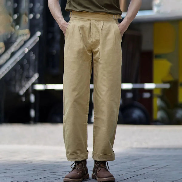 Mens Fashionable Cargo Pants Straight Leg Pants