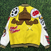 Mens American Trendy Embroidered Jacket