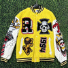 Mens American Trendy Embroidered Jacket