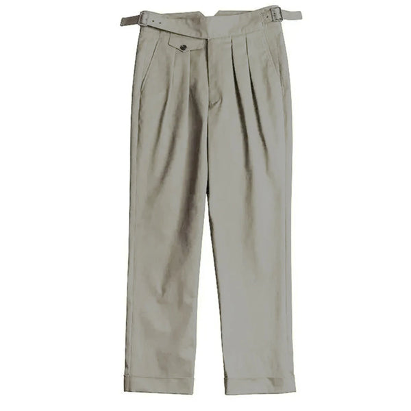 Mens American Workwear Spring and Autumn Loose Casual Pants