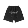 Mens Letter Embroidered Loose Straight Simple Shorts