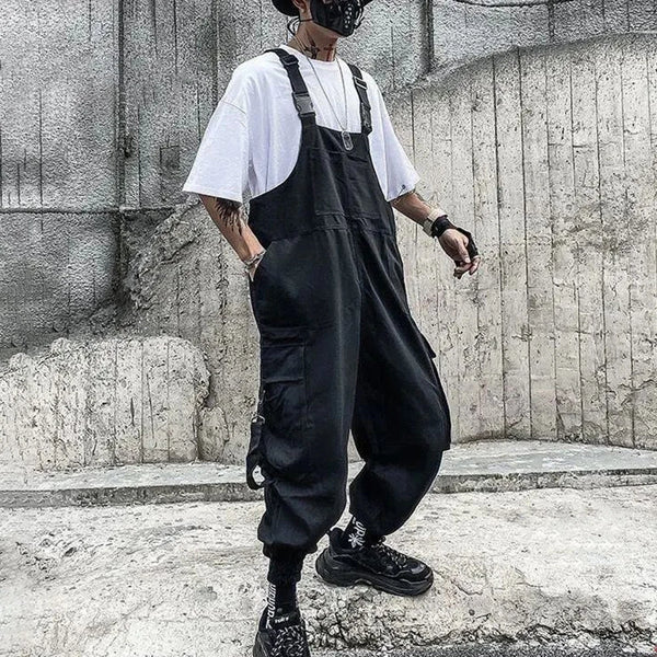 Mens Spring and Autumn Casual Fashion Overalls