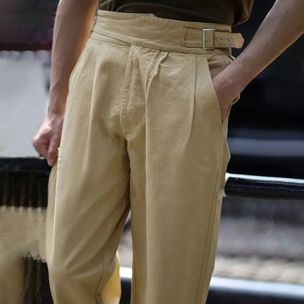 Mens Fashionable Cargo Pants Straight Leg Pants