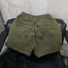 Mens American Vintage Embroidered Cargo Shorts