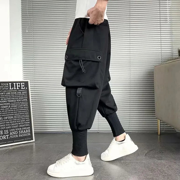 Mens Loose Overalls, Harem Pants, Casual Trousers