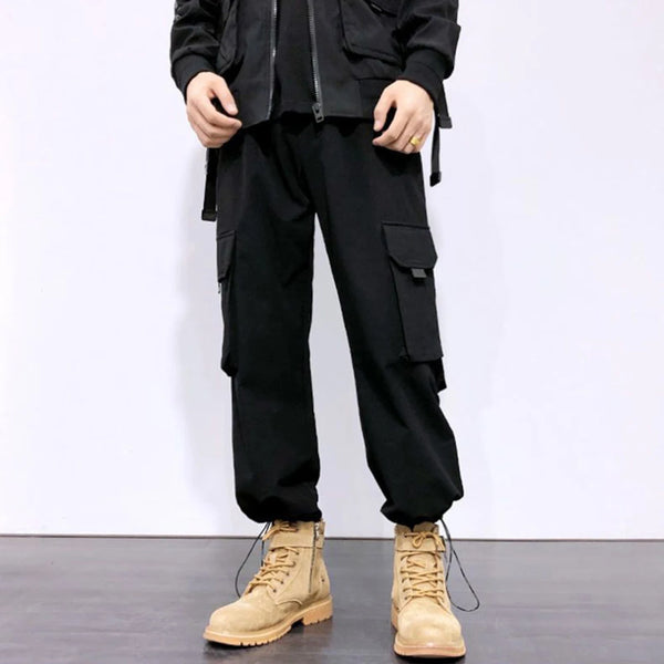 Mens Japanese Functional Lace-Up Overalls