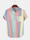Men's Stripe Printed Shirt