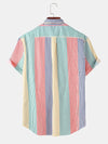 Men's Stripe Printed Shirt