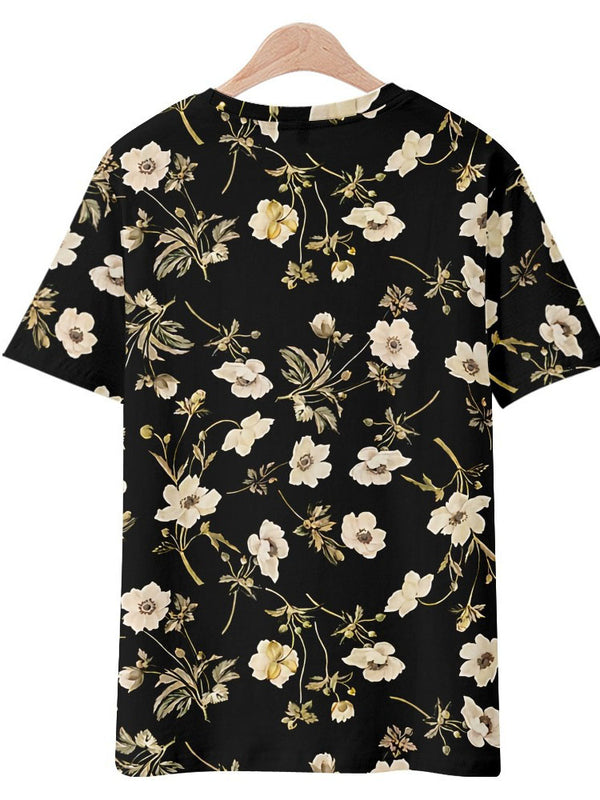 Floral Creative Short Sleeve T-shirt