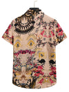 Floral Printed Beach Style Shirt