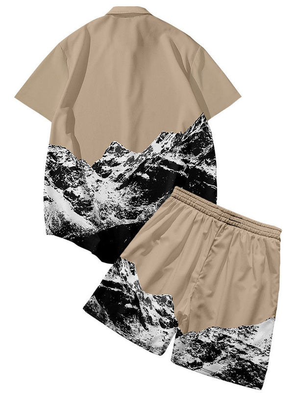 Mountains Collection Printed Shirt Set