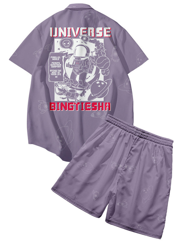Vast Universe Printed Shirt Set