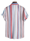 Fashion Leisure Striped Shirt