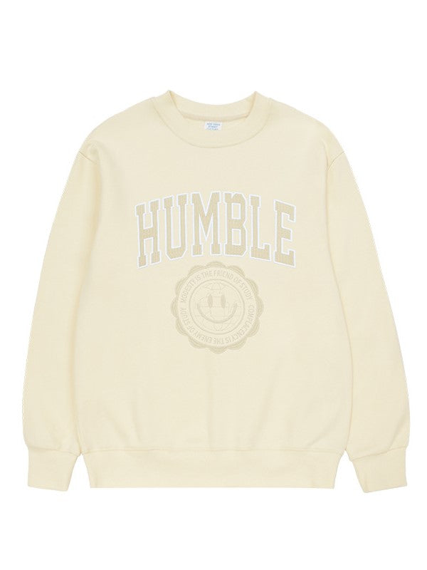 Loose Letter Embroidered Pullover Sweater Sweatshirts
