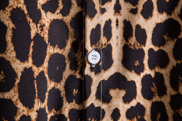 Fashion Leopard Digital Printed Shirt