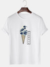 Ice Cream Print Short Sleeve T-Shirt