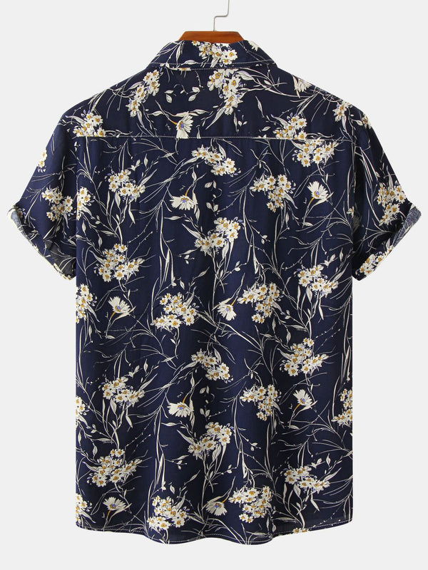 Floral Casual Short Sleeve Shirt