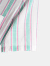 Striped Digital Print Short Sleeve Shirt