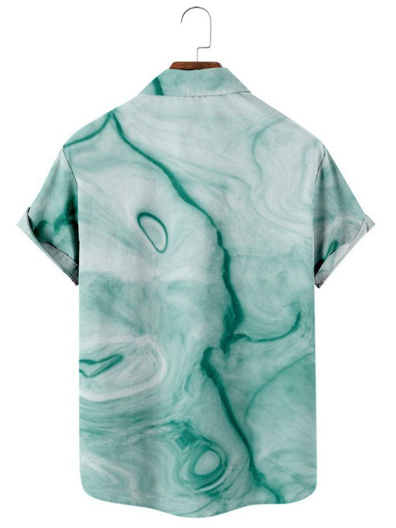 Tie-dye Series Printed Casual Shirt