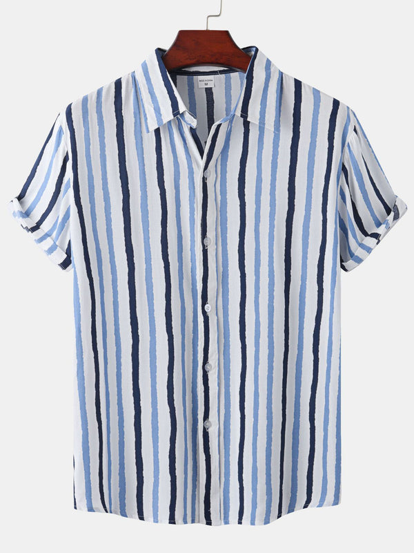 Personalised Striped Short Sleeve Shirt