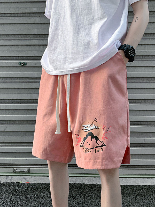 Loose Casual Five-Point Shorts
