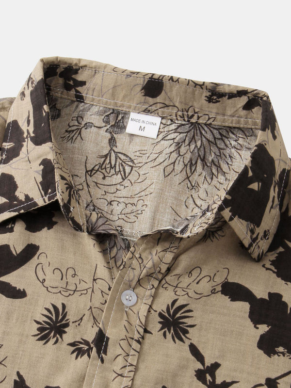 Floral Loose Fitting Casual Shirt