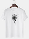 Floral Crew Neck Loose Fitting T-shirt