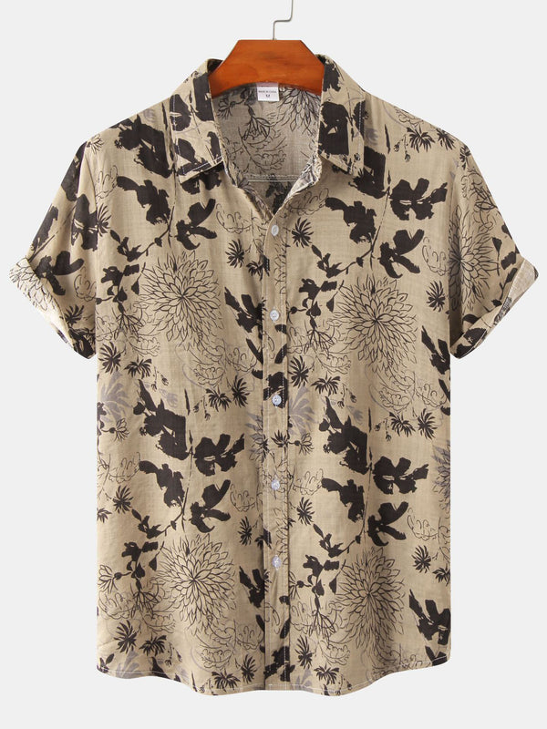 Floral Loose Fitting Casual Shirt