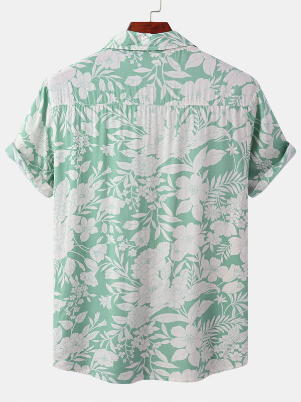 Lapel Printed Casual Shirt