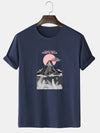 Volcano Crew Neck Short Sleeve T-shirt