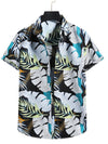 Floral Print Hawaiian Short Sleeve Shirt