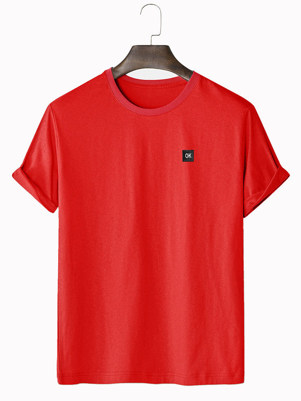 Minimalist Pattern Short Sleeve T-shirt