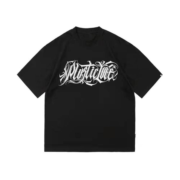 High Street Hip Hop Print Short Sleeve T-Shirt