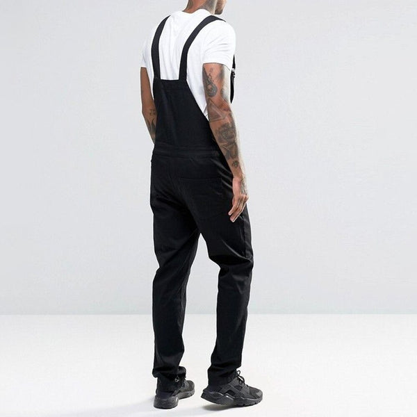 Fashion Retro Workwear Denim Suspenders
