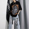 Men's Vintage Chicano Goth Print Hip Hop T-Shirt