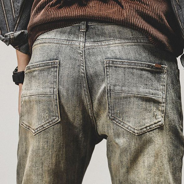 Men's Vintage Loose Straight Jeans