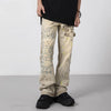 American High Street Vintage Embroidered Men's Denim Trousers