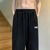 Men's waffle oversize street solid color casual pants