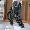 Men's Striped Harajuku Oversized Track Pants