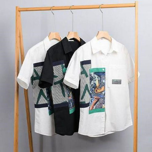 Men's Printed Short Sleeve Shirt