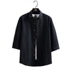 Men's Solid Color Comfortable Stand Collar Shirt
