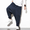 Men's Harajuku Solid Color Low-Grade Harem Pants