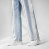 Men's Street Panel Gradient Wide-Leg Jeans