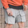 Men's Harajuku Street Hip Hop Solid Color Loose Wide Leg Shorts