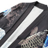 Japanese three-quarter-sleeved shirt Ukiyo-e sea wave men's robe