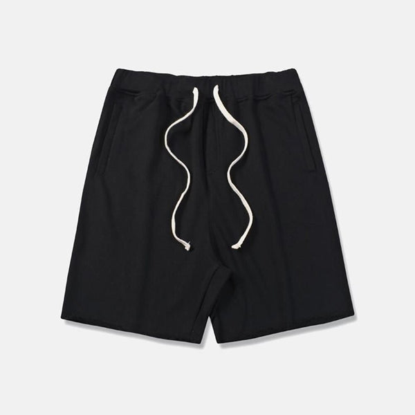 American style summer drawstring men's cropped sweatpants