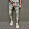 Men's Patchwork Vintage Ripped Jeans