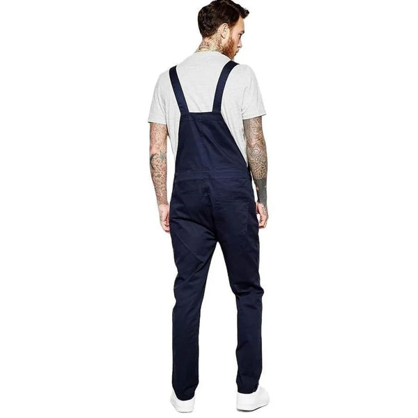 Fashion Retro Workwear Denim Suspenders
