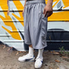 American street men's loose cropped sweatpants